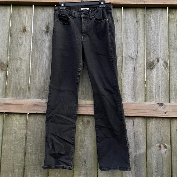 Levi’s Classic Bootcut Jeans – Faded Black Denim, Size 10 - Picture 1 of 6